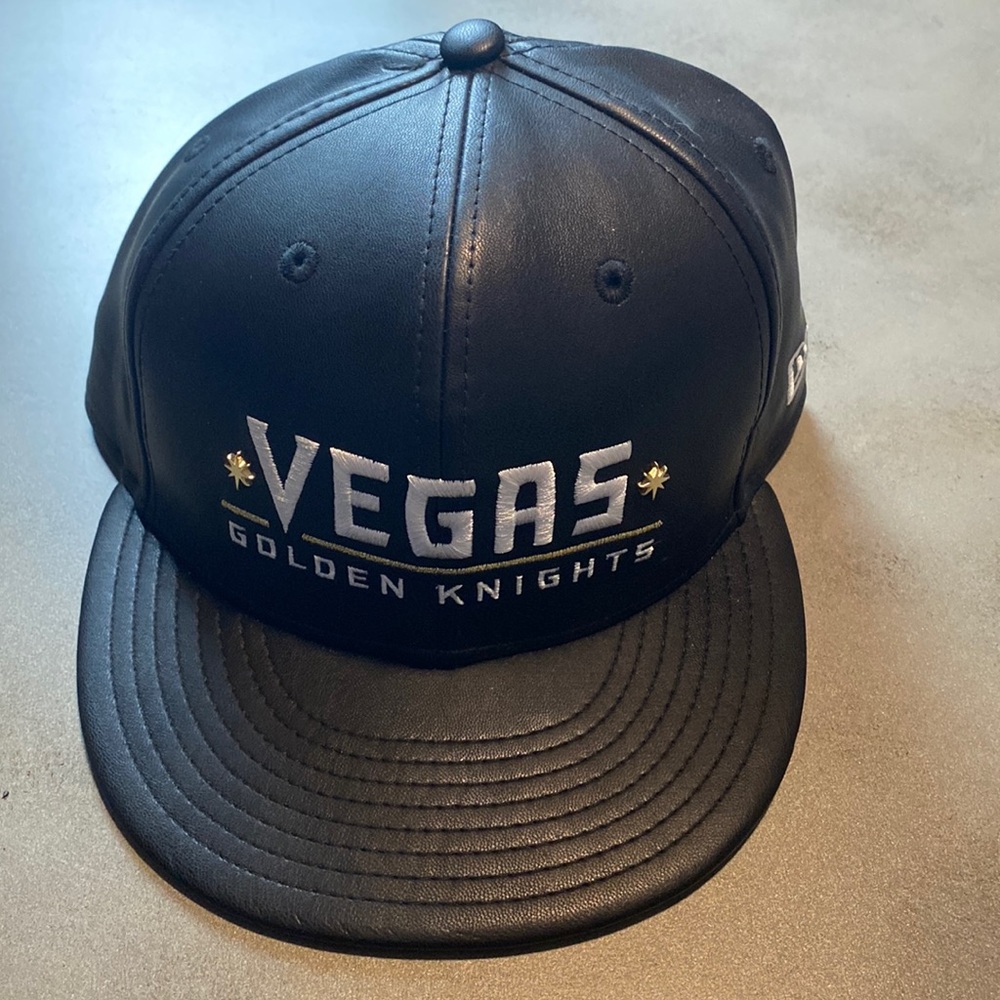 Leather New Era Las Vegas Golden Knights 7 1/2 hat. 59Fifty